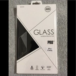 Tempered Glass Screen Protector and Cade